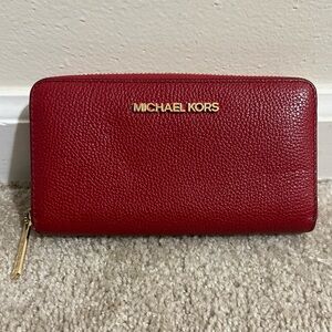 Michael Kors Red Wallet